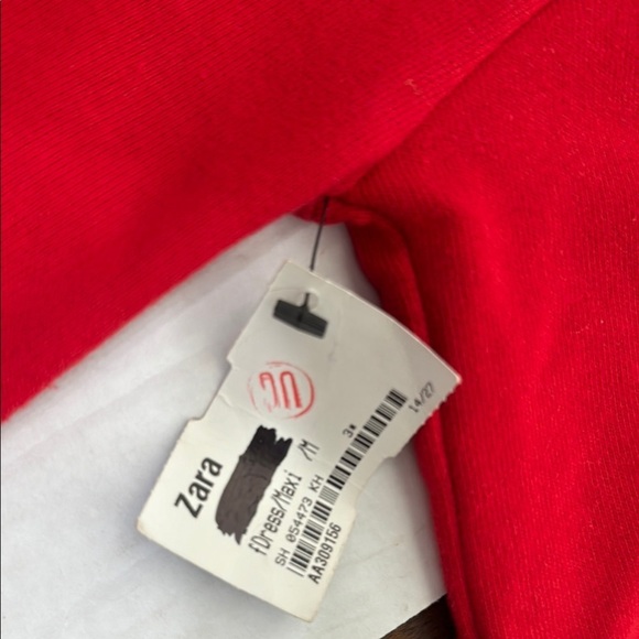 Red Crew Neck T-Shirt Dress with Short Sleeve Your Today Defines Your Future Med - Picture 5 of 8